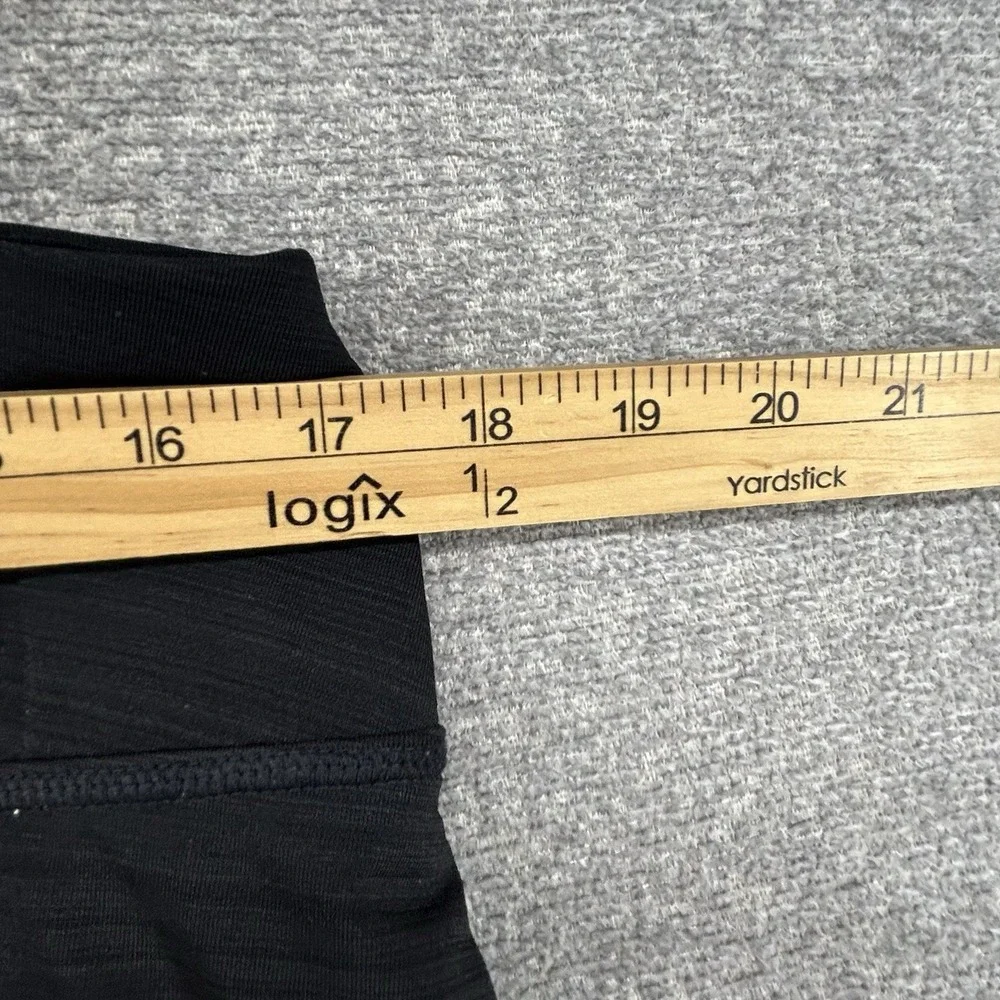 Athleta Stripe Swagger Skort Women Size Large Black Tennis Golf 983302‎